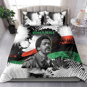 Bobby Seale Bedding Set Black Panther Artwork Solidarity Quote Revolutionary Civil Rights Tribute - African Pride