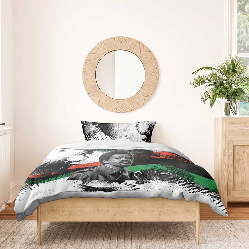 Bobby Seale Bedding Set Black Panther Artwork Solidarity Quote Revolutionary Civil Rights Tribute - African Pride