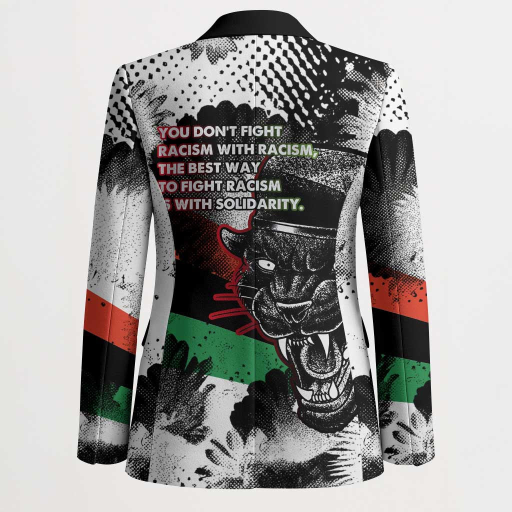 Bobby Seale Blazer Black Panther Artwork Solidarity Quote Revolutionary Civil Rights Tribute - African Pride