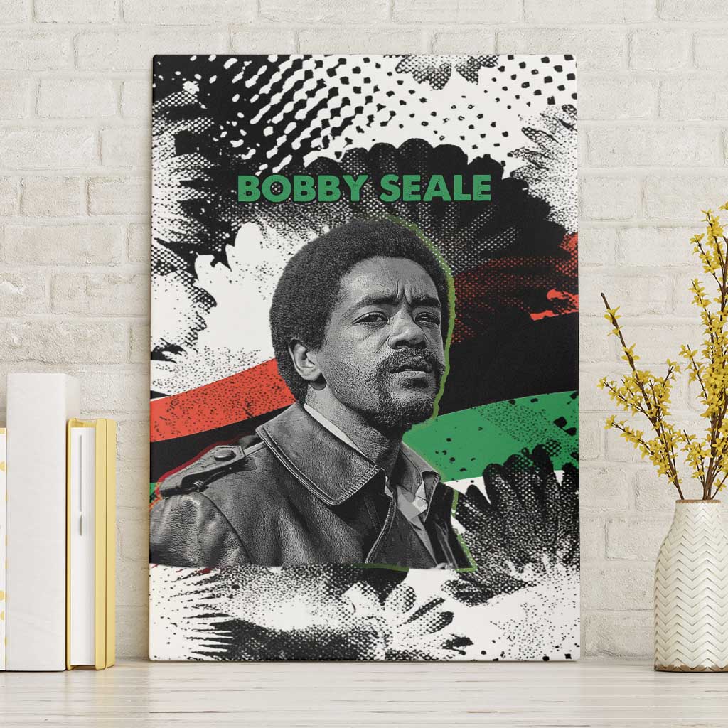 Bobby Seale Canvas Wall Art Black Panther Artwork Solidarity Quote Revolutionary Civil Rights Tribute - African Pride