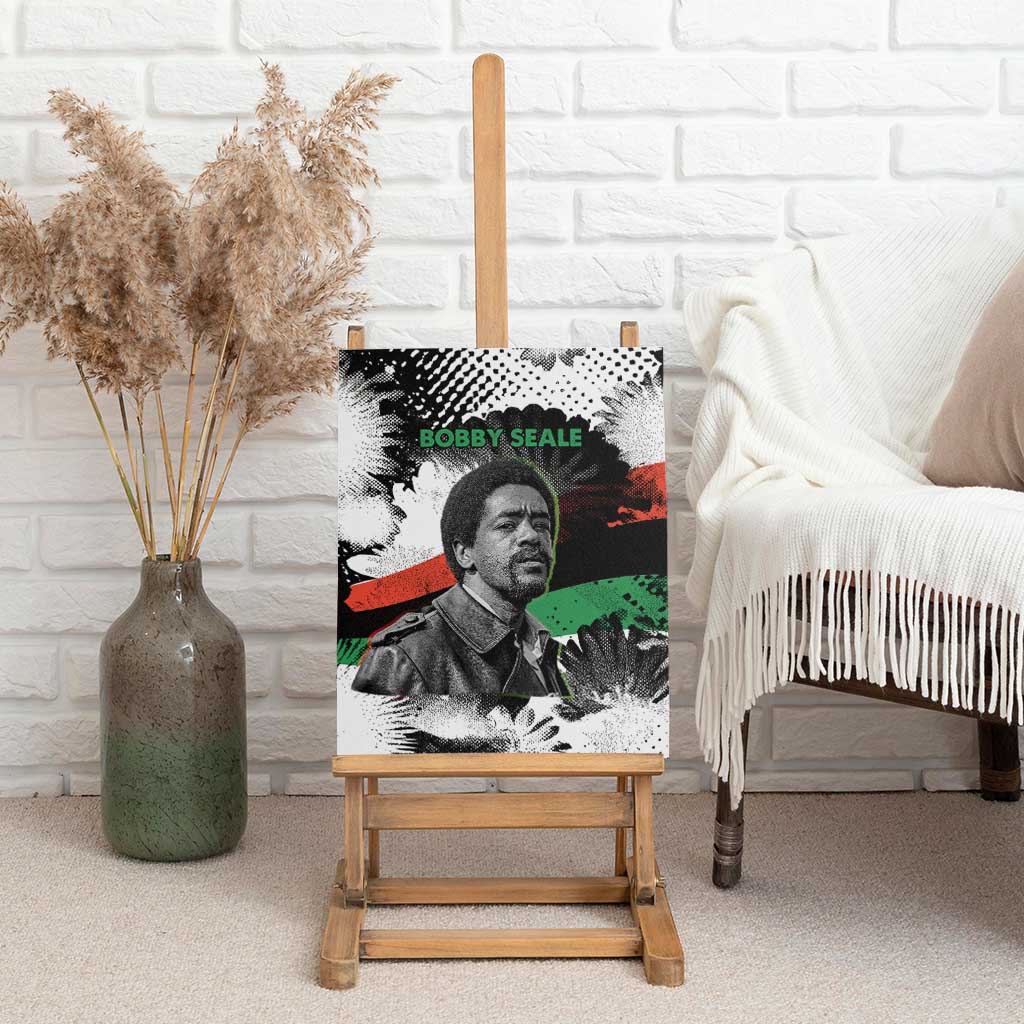 Bobby Seale Canvas Wall Art Black Panther Artwork Solidarity Quote Revolutionary Civil Rights Tribute - African Pride