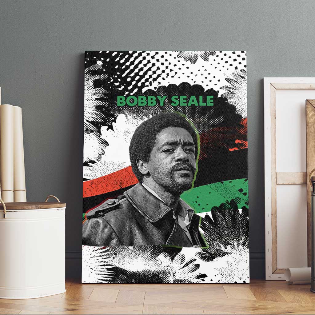 Bobby Seale Canvas Wall Art Black Panther Artwork Solidarity Quote Revolutionary Civil Rights Tribute - African Pride