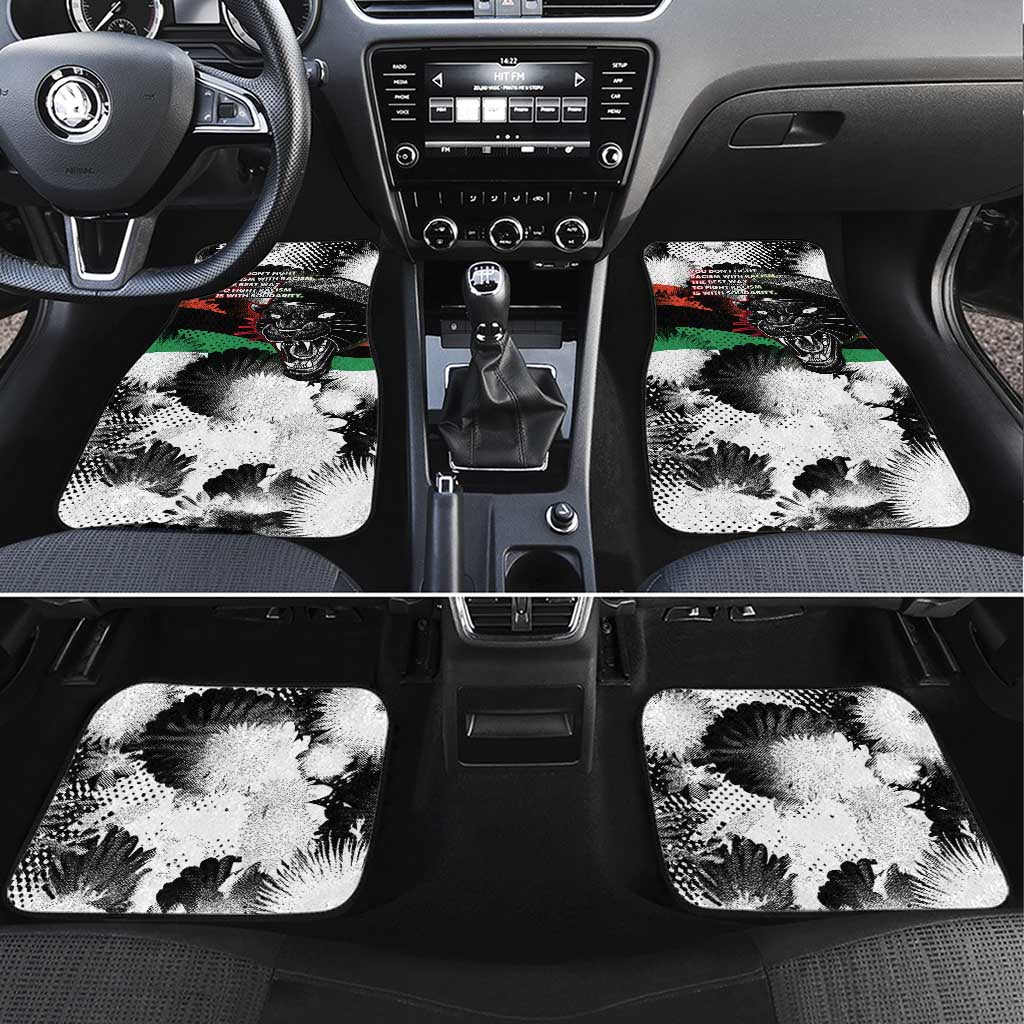 Bobby Seale Car Mats Black Panther Artwork Solidarity Quote Revolutionary Civil Rights Tribute - African Pride