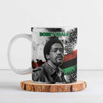 Bobby Seale Ceramic Mug Black Panther Artwork Solidarity Quote Revolutionary Civil Rights Tribute - African Pride