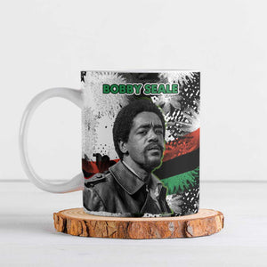 Bobby Seale Ceramic Mug Black Panther Artwork Solidarity Quote Revolutionary Civil Rights Tribute - African Pride