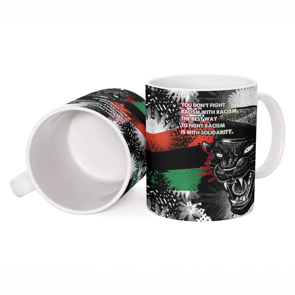 Bobby Seale Ceramic Mug Black Panther Artwork Solidarity Quote Revolutionary Civil Rights Tribute - African Pride