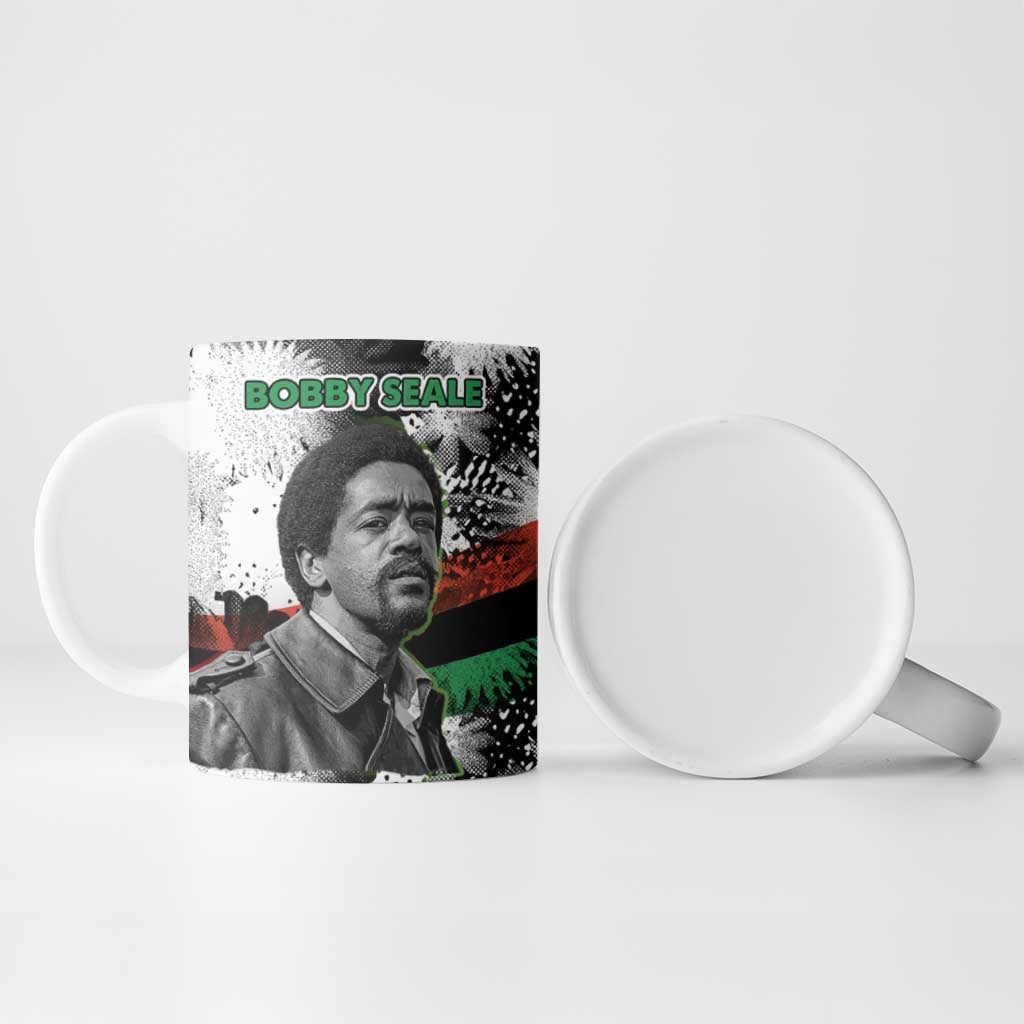Bobby Seale Ceramic Mug Black Panther Artwork Solidarity Quote Revolutionary Civil Rights Tribute - African Pride