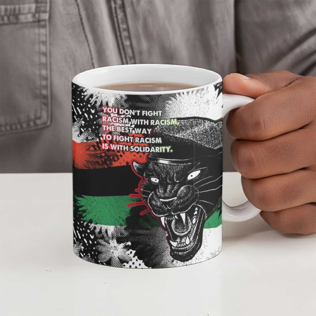 Bobby Seale Ceramic Mug Black Panther Artwork Solidarity Quote Revolutionary Civil Rights Tribute - African Pride