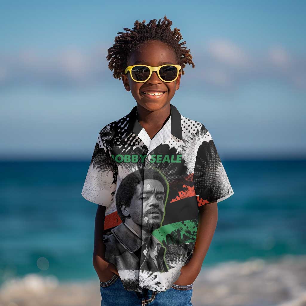 Bobby Seale Kid Hawaiian Shirt Black Panther Artwork Solidarity Quote Revolutionary Civil Rights Tribute - African Pride
