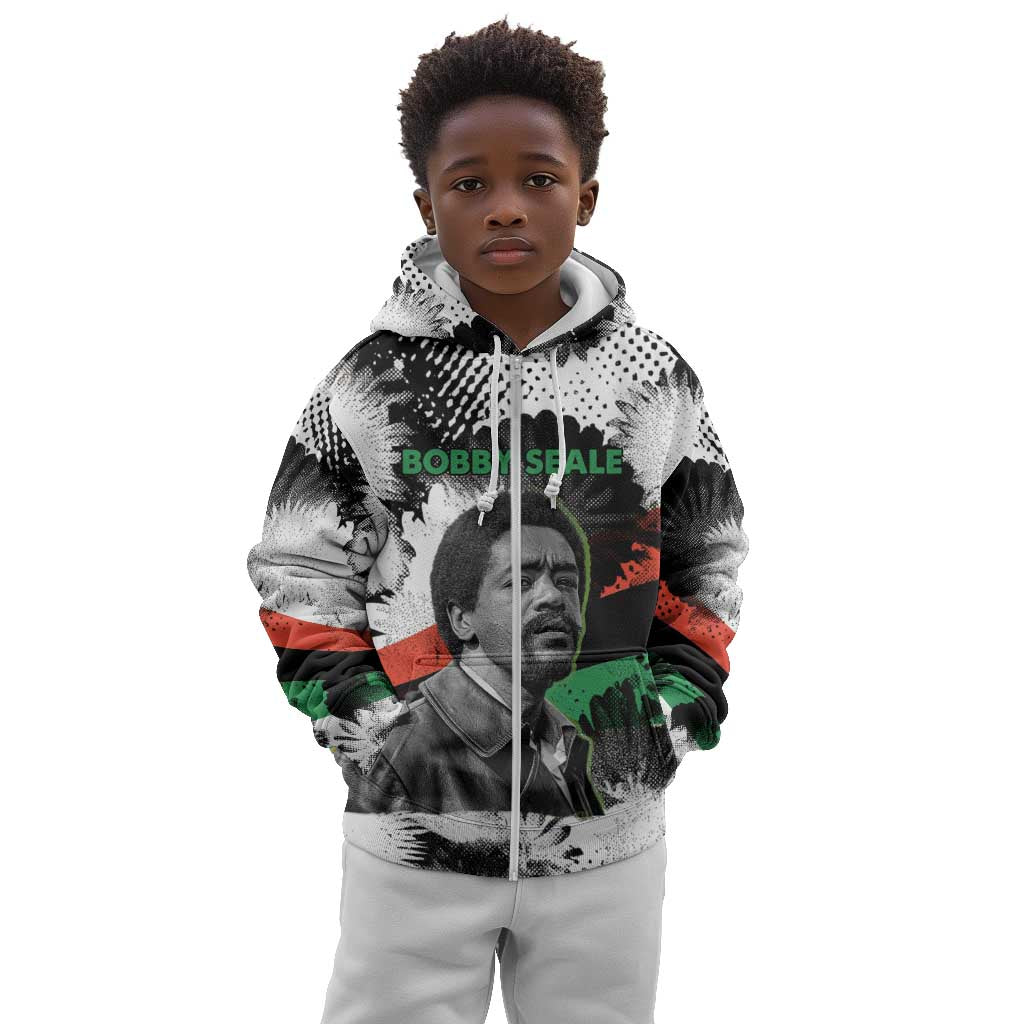 Bobby Seale Kid Hoodie Black Panther Artwork Solidarity Quote Revolutionary Civil Rights Tribute - African Pride