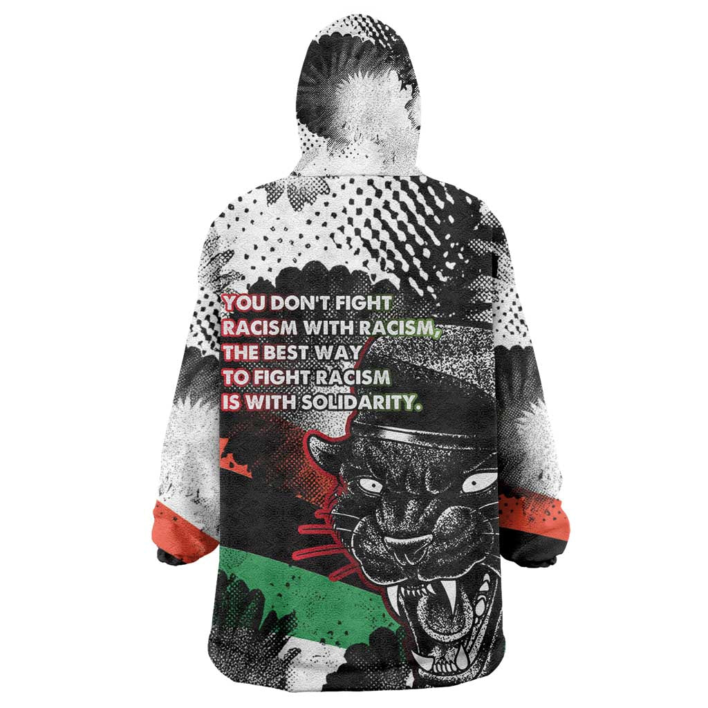 Bobby Seale Kid Wearable Blanket Hoodie Black Panther Artwork Solidarity Quote Revolutionary Civil Rights Tribute - African Pride