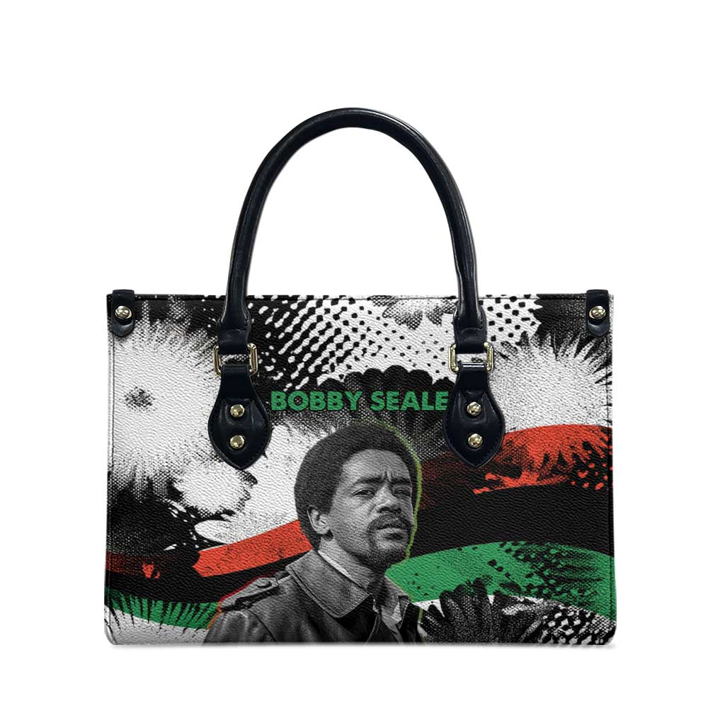 Bobby Seale Leather Bag Black Panther Artwork Solidarity Quote Revolutionary Civil Rights Tribute - African Pride