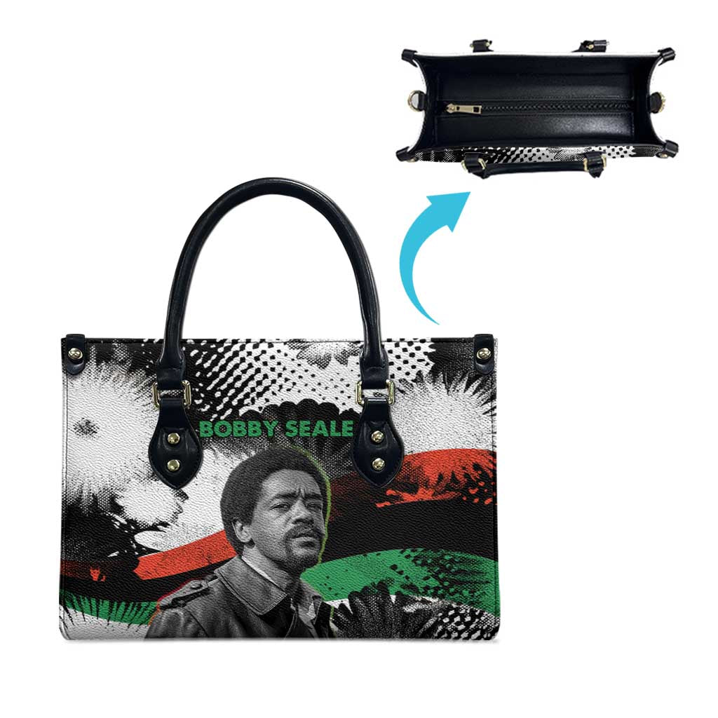Bobby Seale Leather Bag Black Panther Artwork Solidarity Quote Revolutionary Civil Rights Tribute - African Pride