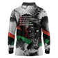 Bobby Seale Long Sleeve Polo Shirt Black Panther Artwork Solidarity Quote Revolutionary Civil Rights Tribute - African Pride