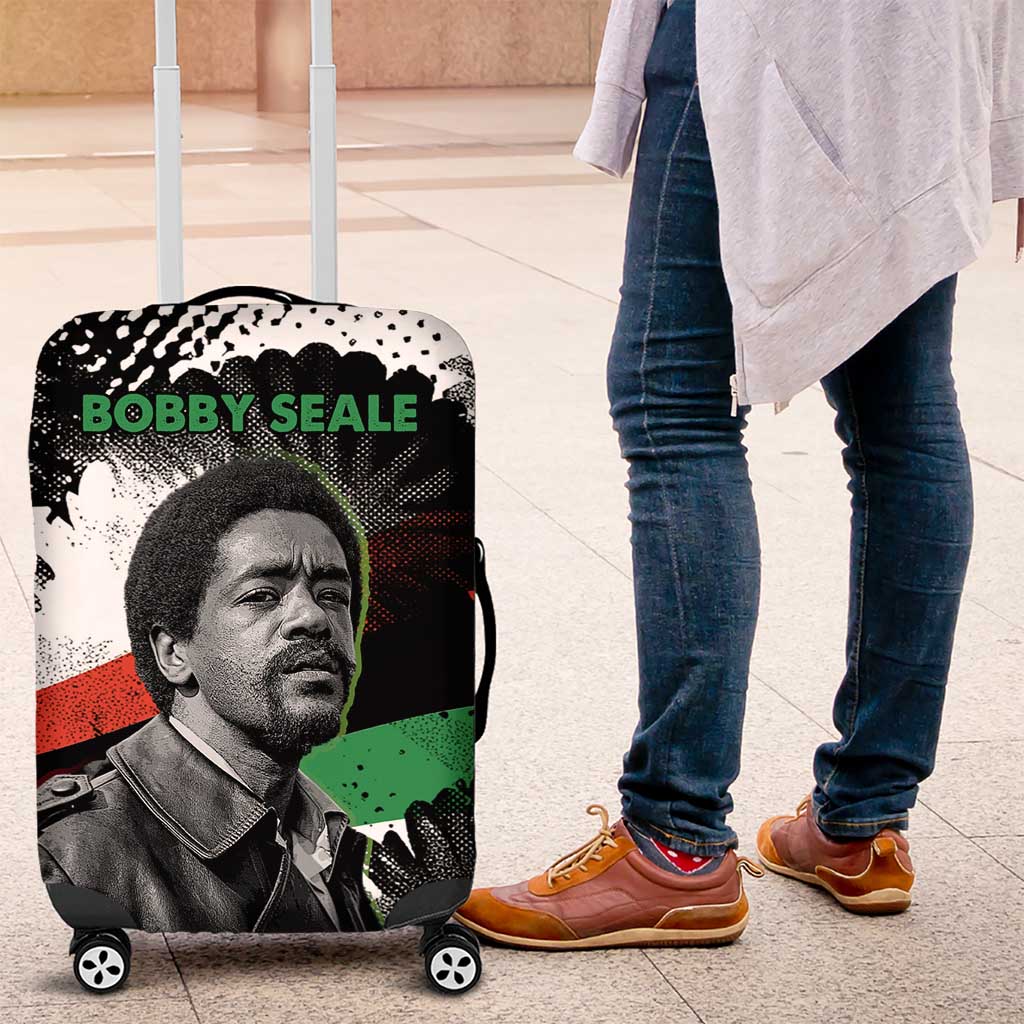 Bobby Seale Luggage Cover Black Panther Artwork Solidarity Quote Revolutionary Civil Rights Tribute - African Pride
