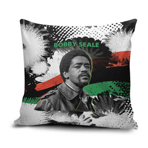 Bobby Seale Pillow Cover Black Panther Artwork Solidarity Quote Revolutionary Civil Rights Tribute - African Pride