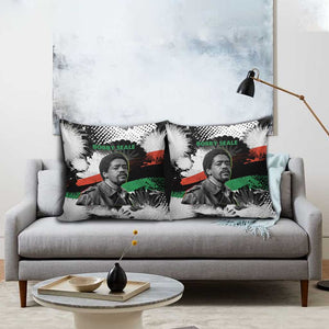 Bobby Seale Pillow Cover Black Panther Artwork Solidarity Quote Revolutionary Civil Rights Tribute - African Pride