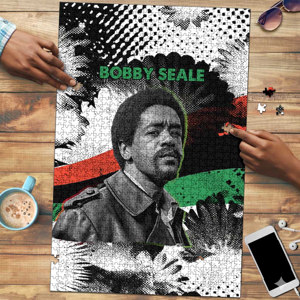 Bobby Seale Puzzle Black Panther Artwork Solidarity Quote Revolutionary Civil Rights Tribute - African Pride