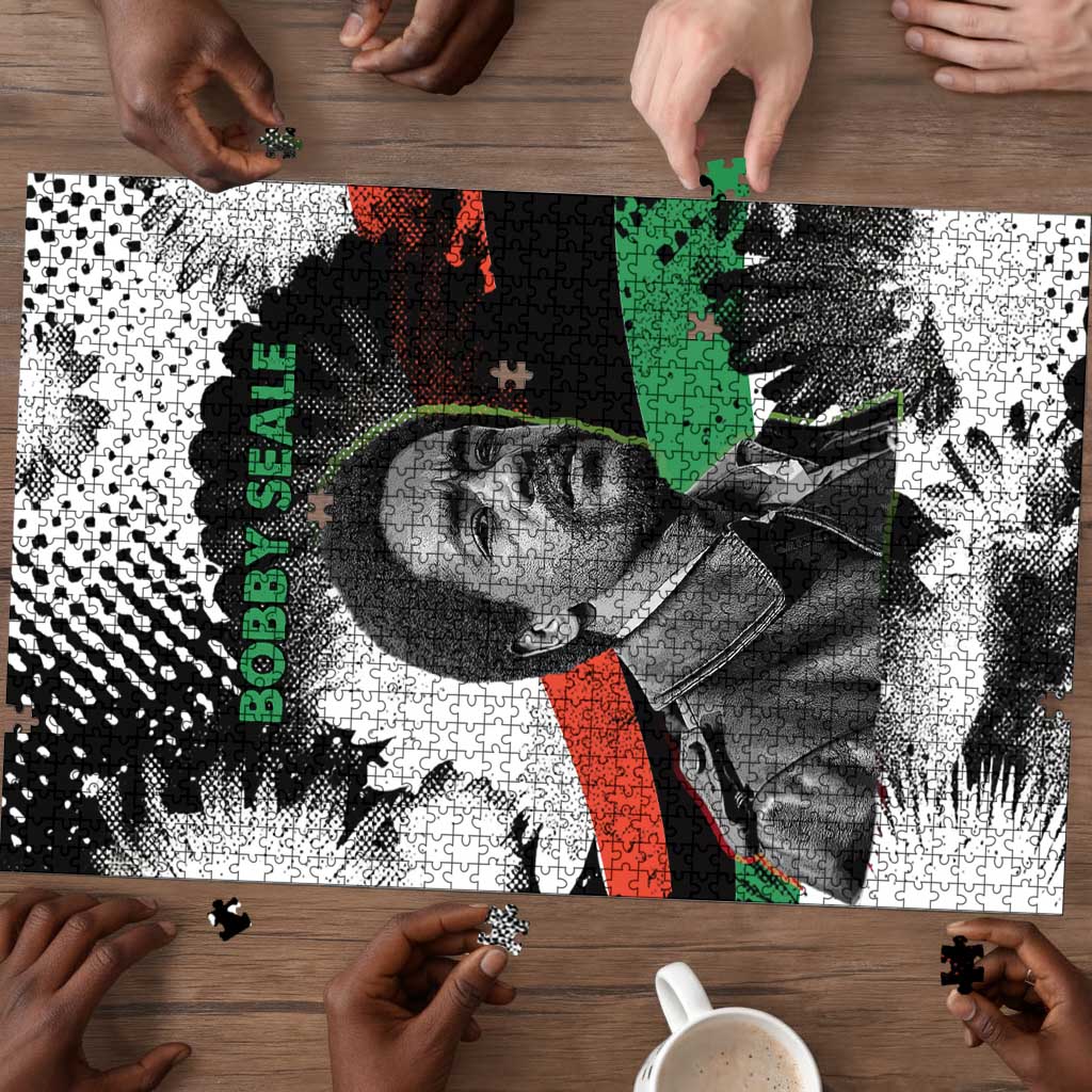 Bobby Seale Puzzle Black Panther Artwork Solidarity Quote Revolutionary Civil Rights Tribute - African Pride