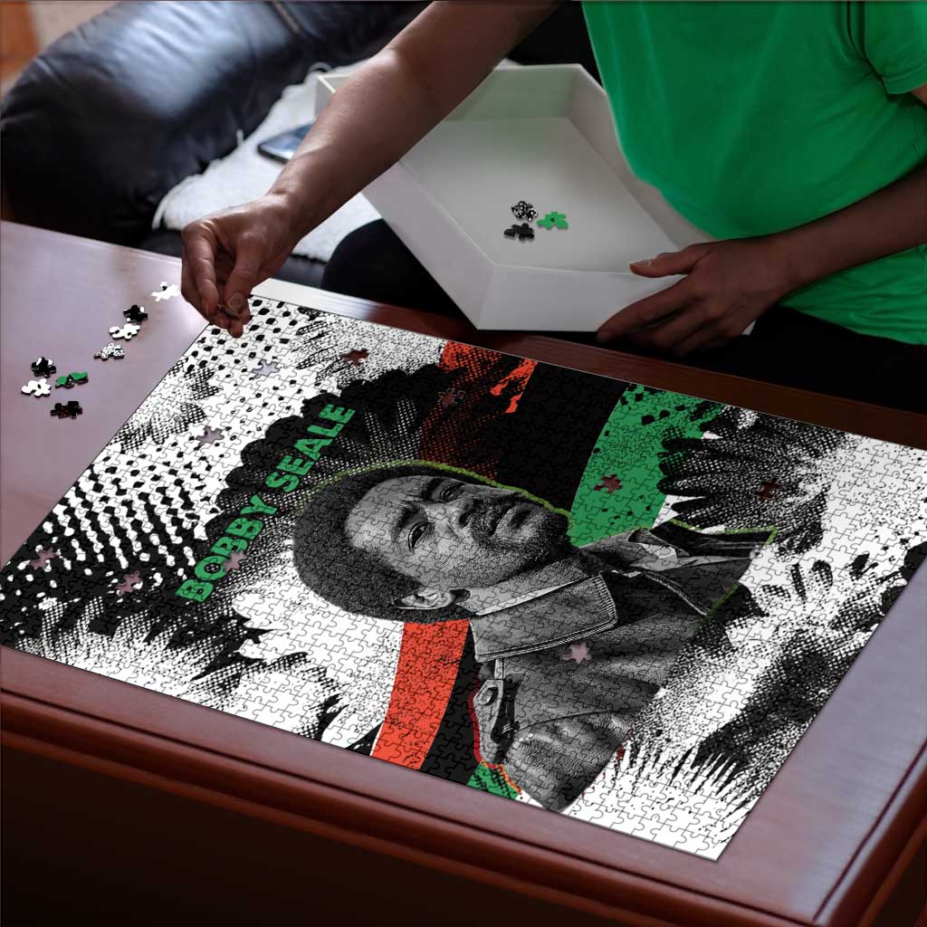 Bobby Seale Puzzle Black Panther Artwork Solidarity Quote Revolutionary Civil Rights Tribute - African Pride