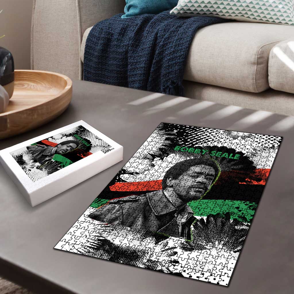 Bobby Seale Puzzle Black Panther Artwork Solidarity Quote Revolutionary Civil Rights Tribute - African Pride