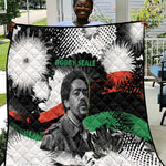 Bobby Seale Quilt Black Panther Artwork Solidarity Quote Revolutionary Civil Rights Tribute - African Pride