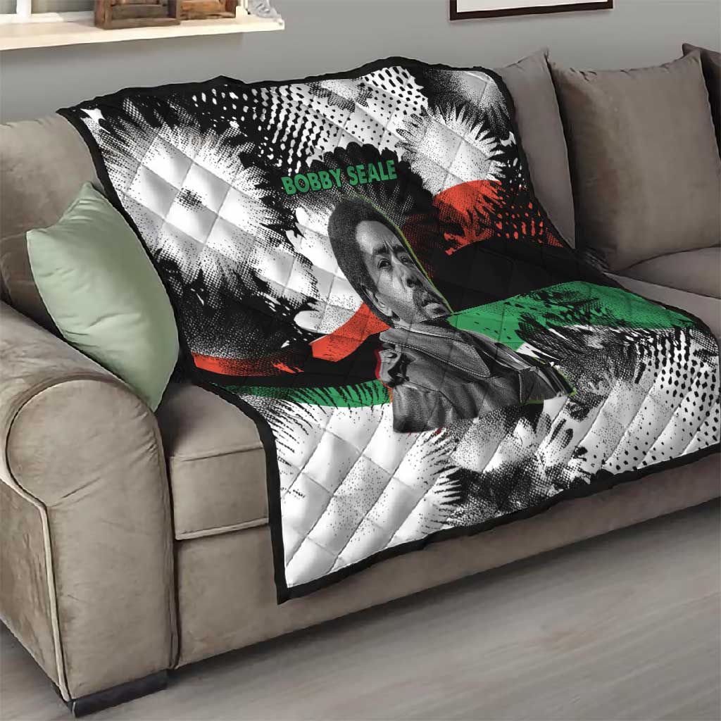 Bobby Seale Quilt Black Panther Artwork Solidarity Quote Revolutionary Civil Rights Tribute - African Pride