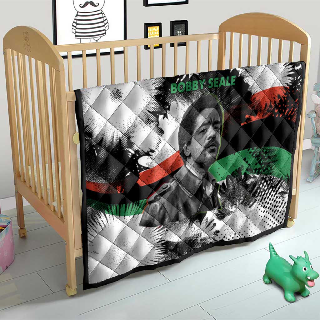 Bobby Seale Quilt Black Panther Artwork Solidarity Quote Revolutionary Civil Rights Tribute - African Pride