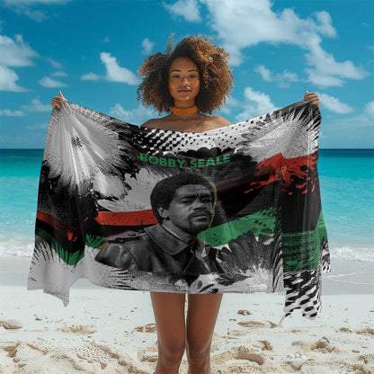 Bobby Seale Sarong Black Panther Artwork Solidarity Quote Revolutionary Civil Rights Tribute - African Pride