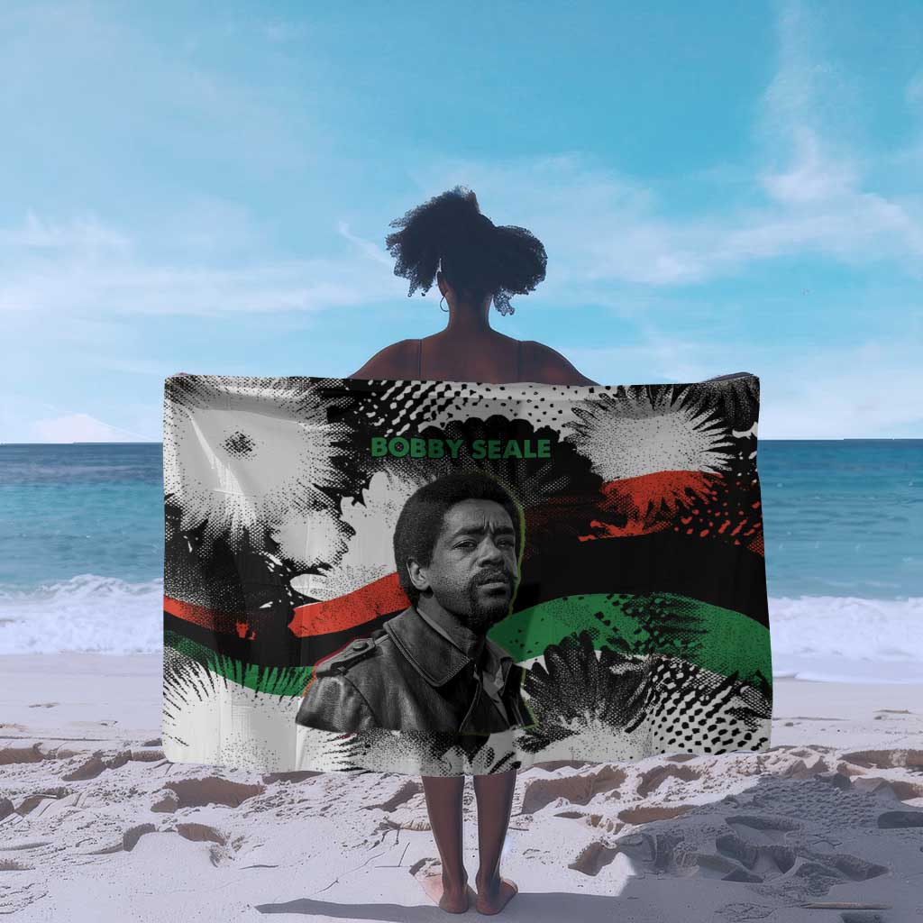 Bobby Seale Sarong Black Panther Artwork Solidarity Quote Revolutionary Civil Rights Tribute - African Pride