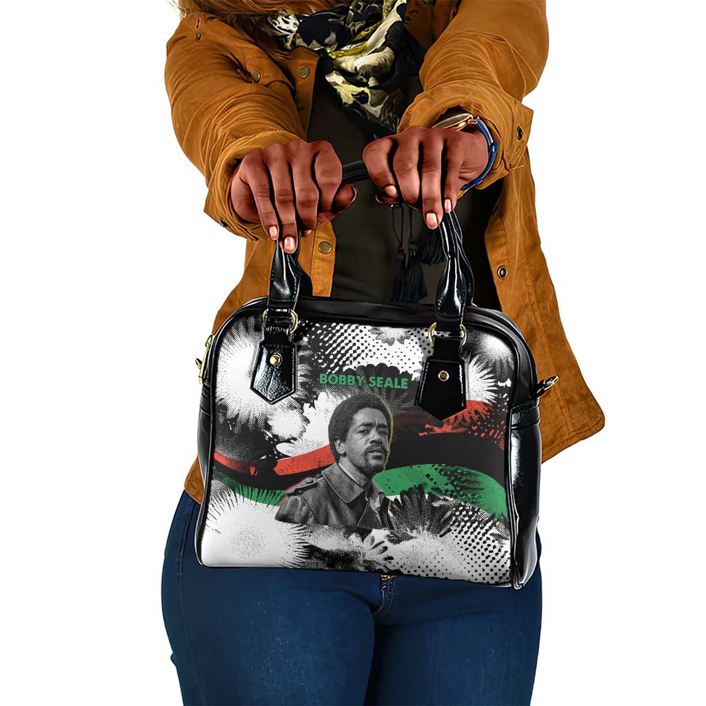 Bobby Seale Shoulder Handbag Black Panther Artwork Solidarity Quote Revolutionary Civil Rights Tribute - African Pride