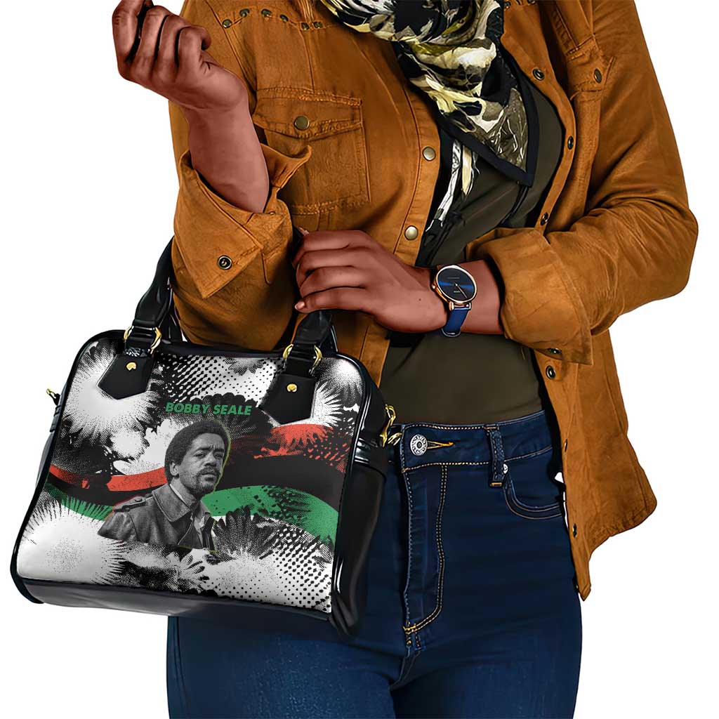 Bobby Seale Shoulder Handbag Black Panther Artwork Solidarity Quote Revolutionary Civil Rights Tribute - African Pride