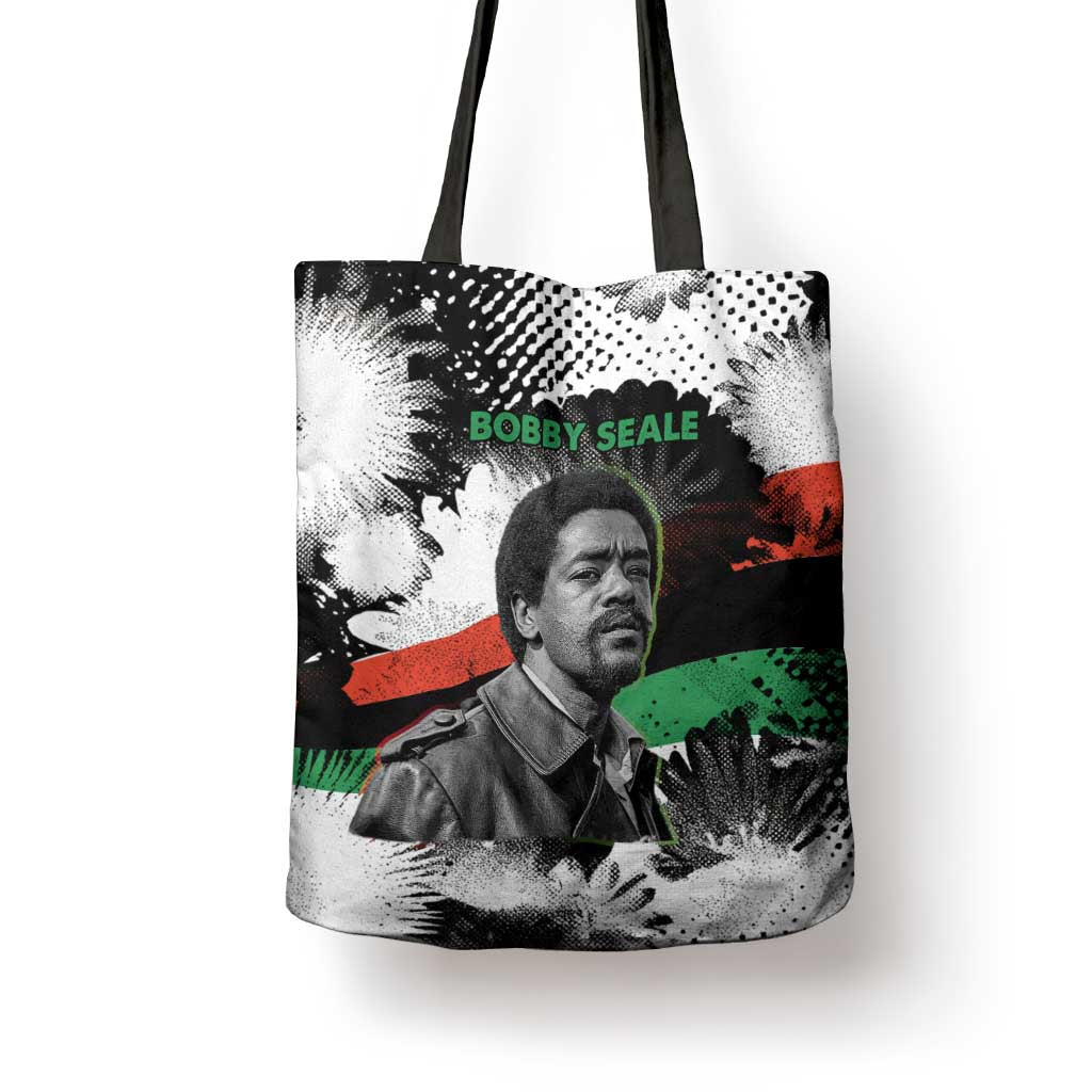 Bobby Seale Tote Bag Black Panther Artwork Solidarity Quote Revolutionary Civil Rights Tribute - African Pride