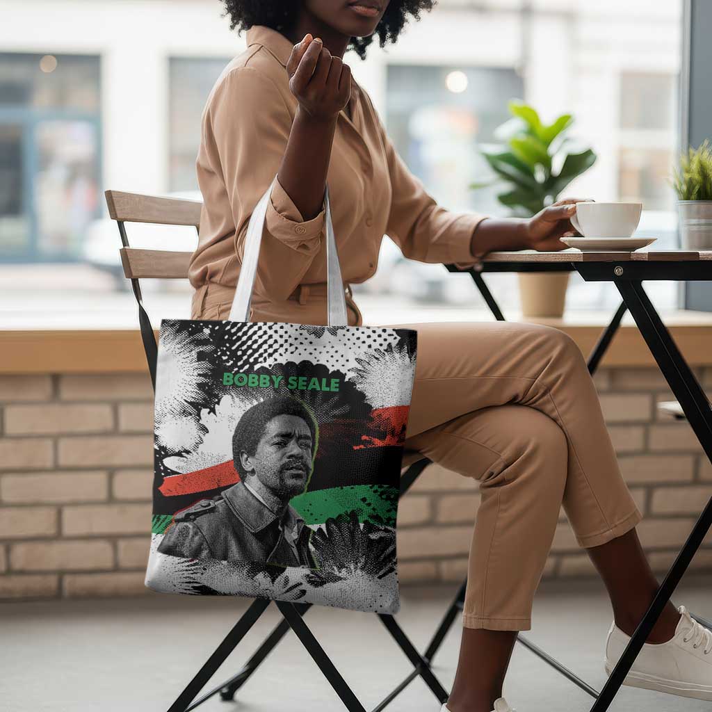 Bobby Seale Tote Bag Black Panther Artwork Solidarity Quote Revolutionary Civil Rights Tribute - African Pride