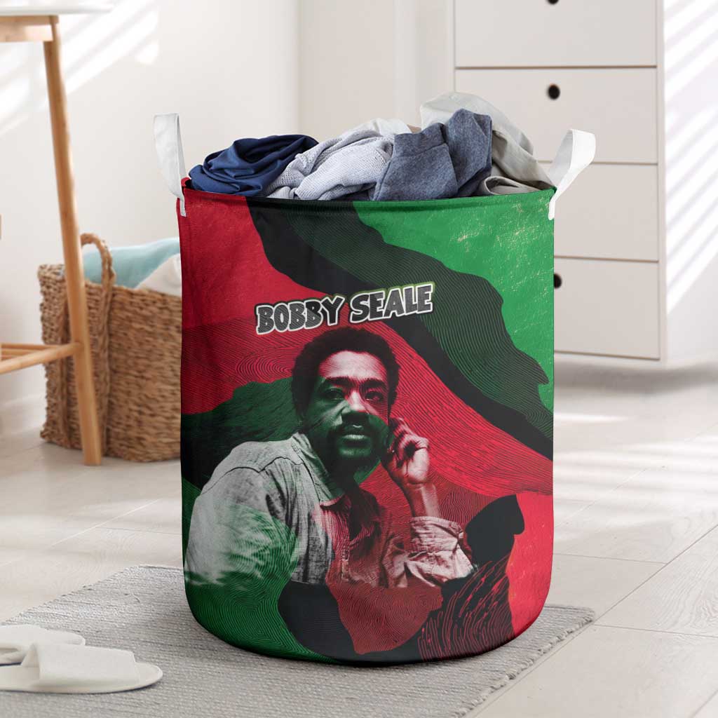 Bobby Seale Laundry Basket Black Panther Logo Revolutionary Civil Rights Movement Tribute - African Pride