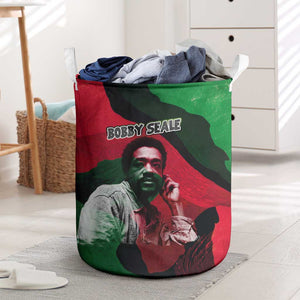 Bobby Seale Laundry Basket Black Panther Logo Revolutionary Civil Rights Movement Tribute - African Pride