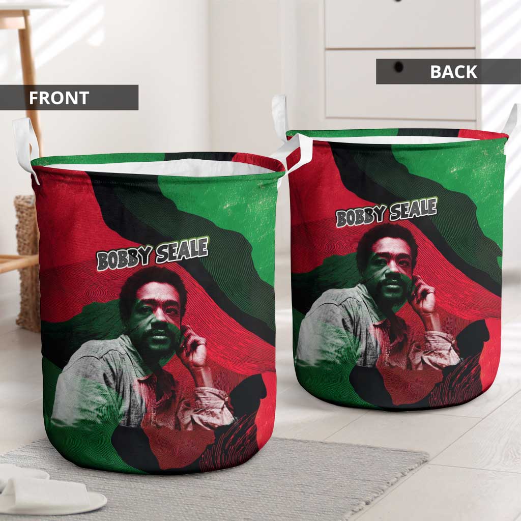 Bobby Seale Laundry Basket Black Panther Logo Revolutionary Civil Rights Movement Tribute - African Pride
