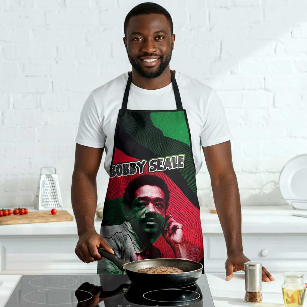 Bobby Seale Apron Black Panther Logo Revolutionary Civil Rights Movement Tribute - African Pride