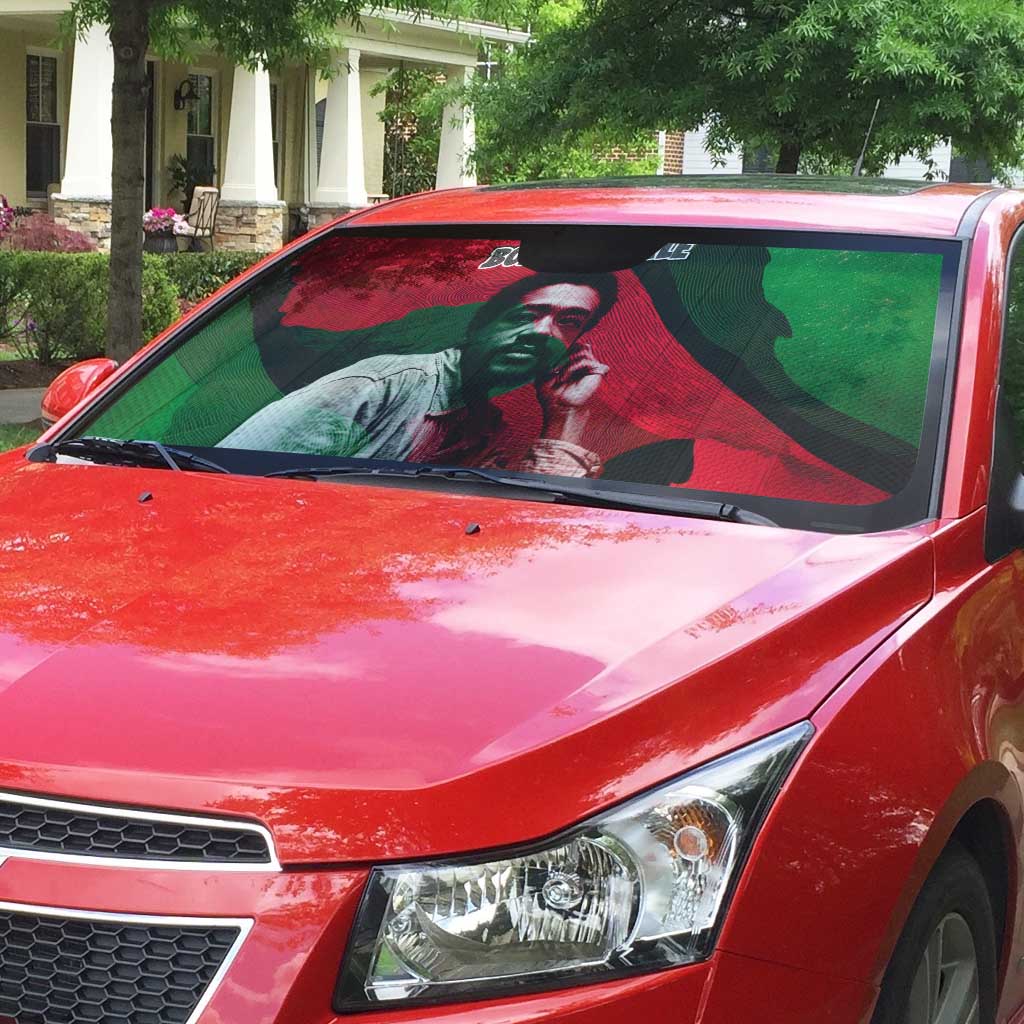 Bobby Seale Auto Sun Shade Black Panther Logo Revolutionary Civil Rights Movement Tribute - African Pride