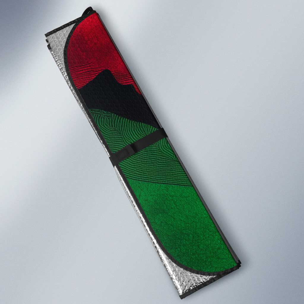 Bobby Seale Auto Sun Shade Black Panther Logo Revolutionary Civil Rights Movement Tribute - African Pride