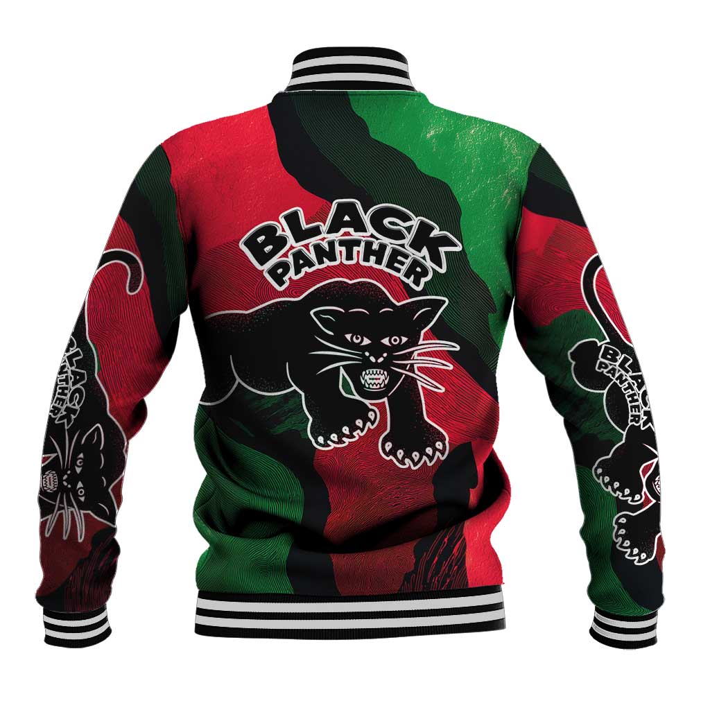 Bobby Seale Baseball Jacket Black Panther Logo Revolutionary Civil Rights Movement Tribute - African Pride