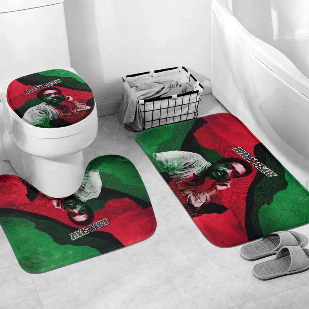 Bobby Seale Bathroom Set Black Panther Logo Revolutionary Civil Rights Movement Tribute - African Pride