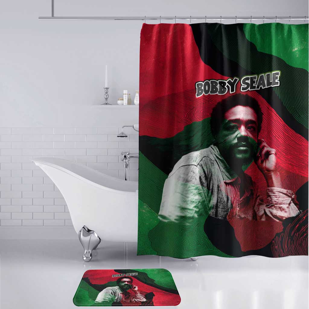 Bobby Seale Bathroom Set Black Panther Logo Revolutionary Civil Rights Movement Tribute - African Pride