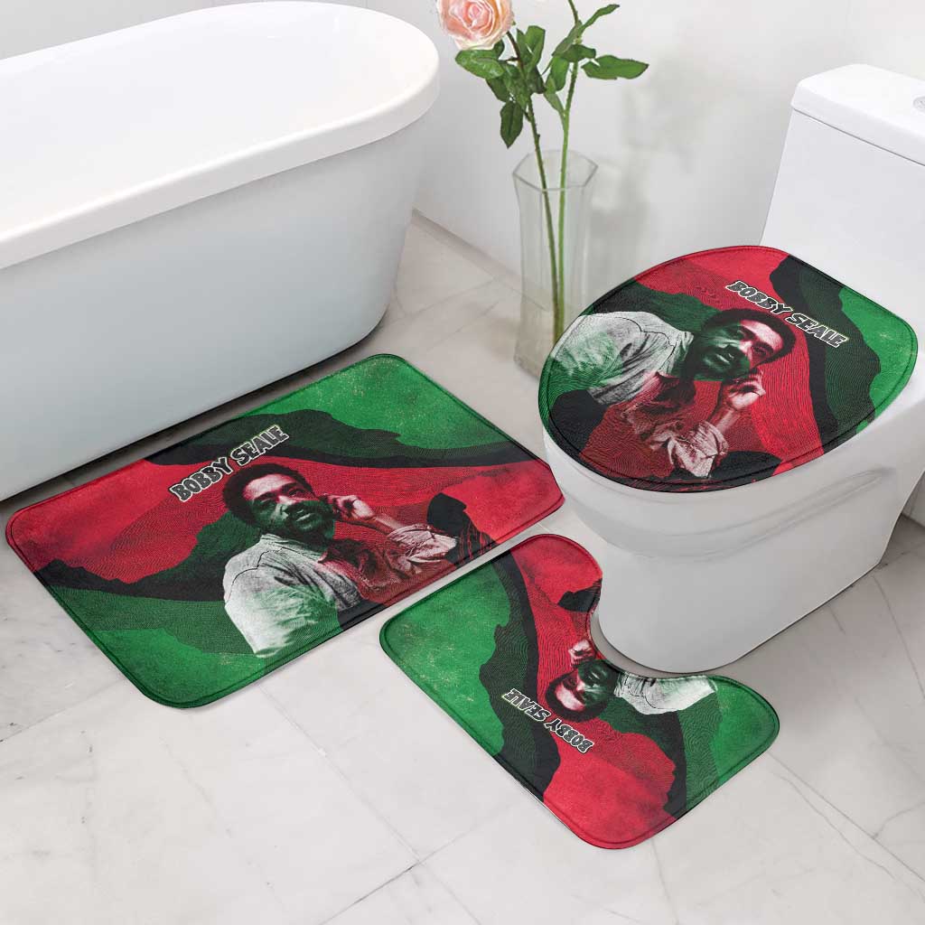 Bobby Seale Bathroom Set Black Panther Logo Revolutionary Civil Rights Movement Tribute - African Pride