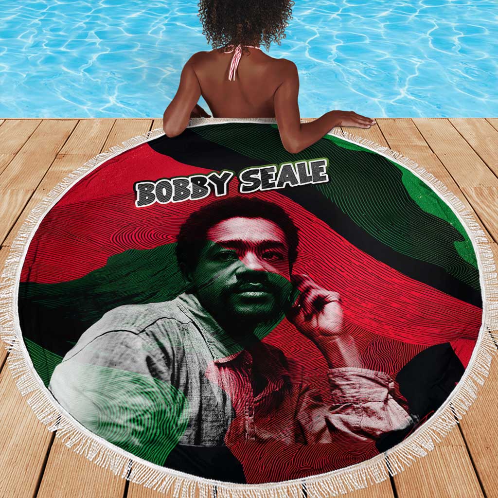 Bobby Seale Beach Blanket Black Panther Logo Revolutionary Civil Rights Movement Tribute - African Pride