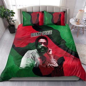 Bobby Seale Bedding Set Black Panther Logo Revolutionary Civil Rights Movement Tribute - African Pride