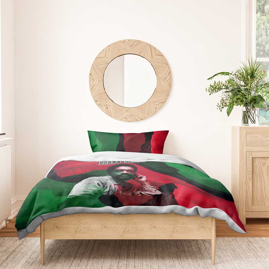 Bobby Seale Bedding Set Black Panther Logo Revolutionary Civil Rights Movement Tribute - African Pride