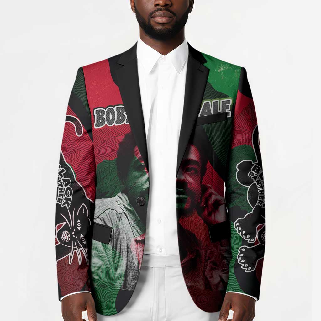 Bobby Seale Blazer Black Panther Logo Revolutionary Civil Rights Movement Tribute - African Pride