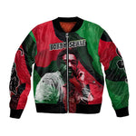 Bobby Seale Bomber Jacket Black Panther Logo Revolutionary Civil Rights Movement Tribute - African Pride