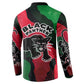 Bobby Seale Button Sweatshirt Black Panther Logo Revolutionary Civil Rights Movement Tribute